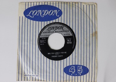 7'' Freddie Scott Are You Lonely For Me / Where Were HLZ10103 LONDON UK Vinyl