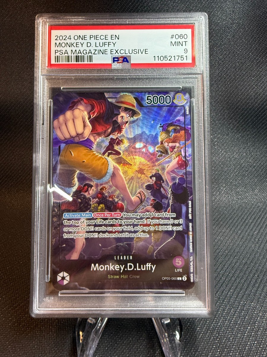 2024 ONE PIECE PROMOS PSA Magazine EXCLUSIVE #060 MONKEY D. LUFFY