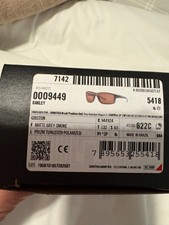 Oakley OO9449 Gibston Matte Grey Smoke Prizm Tungsten Polarized Sunglasses 60-18