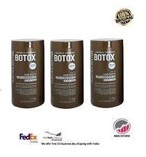 KIT 3X Btox Redutor Capilar Selagem Plastica dos Fios Marroquina 1k 3x 1KG