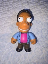 MOE'S TAVERN Series "CARL" Vinyl Mini Figure By Kidrobot X. Simpsons. ~3". VG