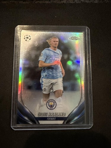 2023-24 Topps Chrome UEFA Club Competitions #39 Erling Haaland Refractor