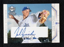 2002 Upper Deck Prospect Premieres Future Gems Zack Greinke #93 Auto 06bg