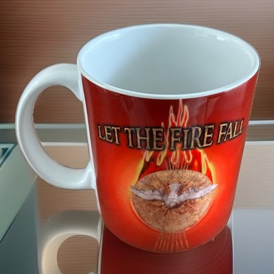 Catholic To The Max Let The Fire Fall Mug Christian Religious Ceramic Coffee Cup