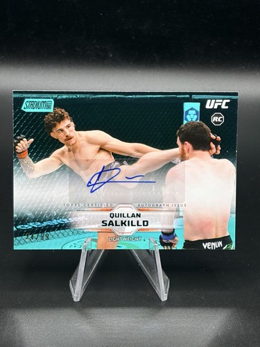 2026 Topps Stadium Club UFC Quillan Salkilld RC Auto Turquoise #’d 24/99