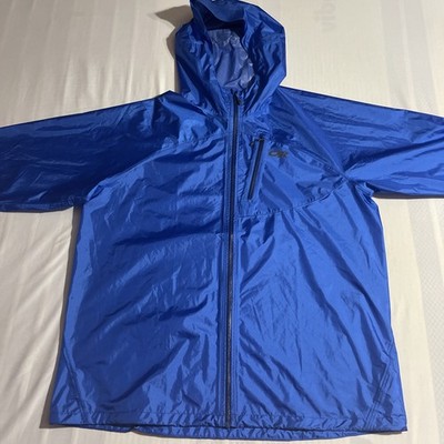 Outdoor Research Men s Rain Jacket XL Blue Hoodie Diamond Fuse V042