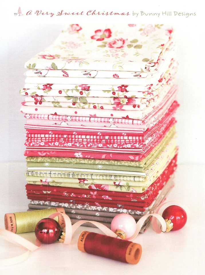 A Very Sweet Christmas Moda Charm Pack 42 100% Cotton 5" Precut Fabric Squares - Image 4 of 4