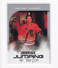 Frank Nazar 2024-25 Upper Deck Credentials #JI-FN Jumping on the Ice Rookie RC!