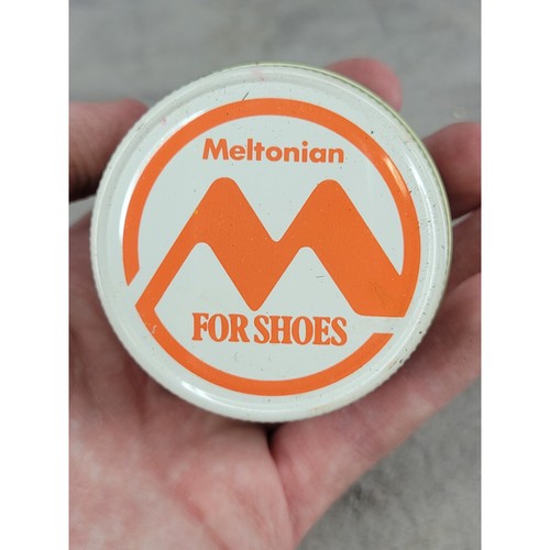 Meltonian Shoe Cream 72 Cognac 1.60 oz Glass Jar Polish Made in USA