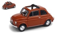 Brumm Fiat 500 F 1965-72 Aperta Rosso Corallo Chiaro 1:43