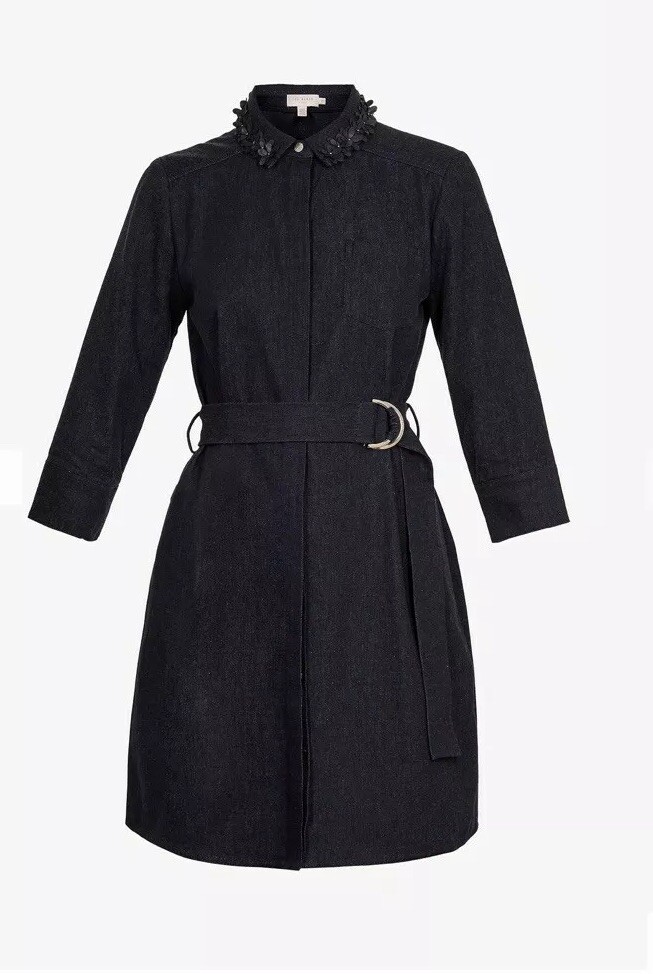 NWOT Ted Baker London Salat Denim Shirt Dress | eBay