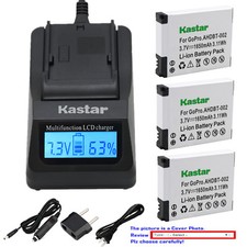 Kastar Battery LCD Fast Charger for Gopro2 Gopro HERO Gopro Hero2 GoPro AHDBT001
