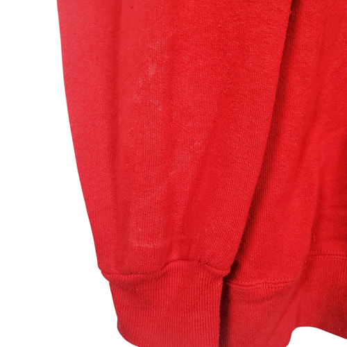 VTG Black Cat Heart Sweatshirt XL Red Jerzees Super Sweats Grandma Valentine - Picture 3 of 7