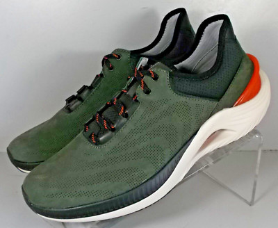259748 SP50 RT1-LUXE MEN'S SHOES SIZE 9 M OLIVE NUBUCK LACE UP JOHNSTON & MURPHY