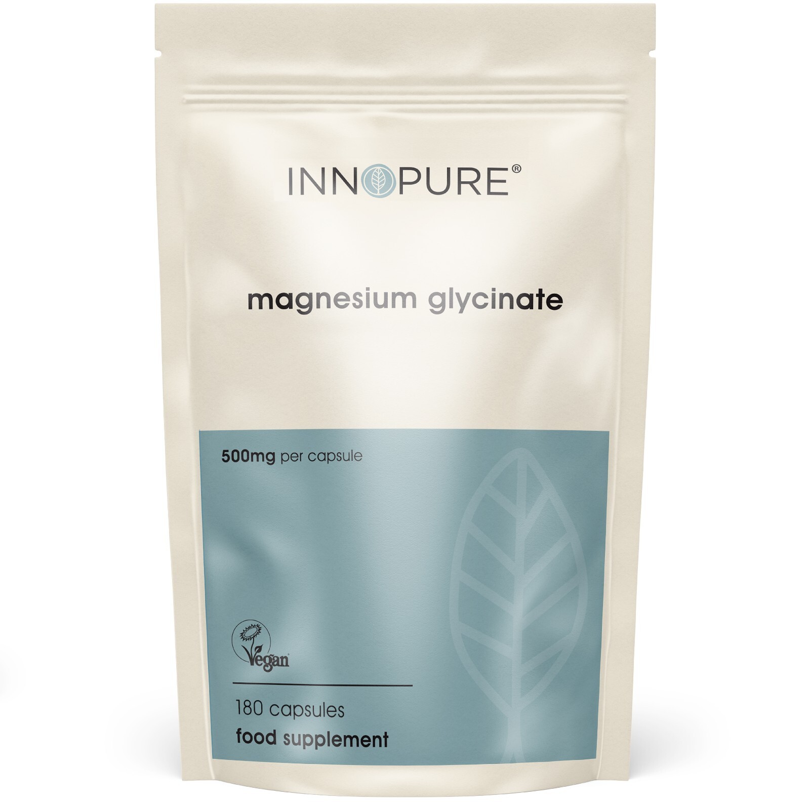 INNOPURE Magnesium Glycinate 180 Capsules - Bioavailable Magnesium Supplement...
