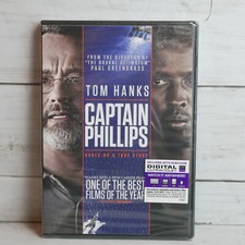 Captain Phillips: Based on a True Story 2013 DVD Tom Hanks Widescreen Movie NEW