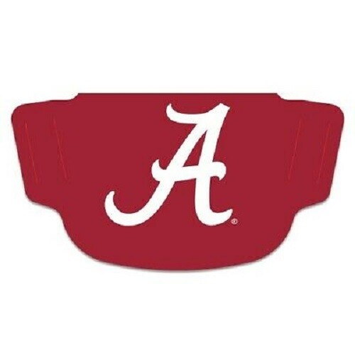 Máscara facial carmesí de la NCAA Alabama/cubierta fondo sólido de WinCraft - Imagen 1 de 1