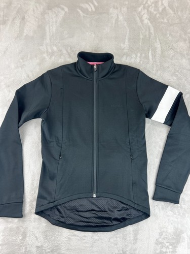 NEW BLACK RAPHA CLASSIC WINTER TRAINING LONG SLEEVE CYCLING JERSEY JACKET SMALL - Picture 2 of 11