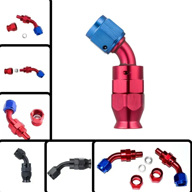 Adattatori Raccordi Tubo Intrecciato PTFE 3AN-12AN foto 3