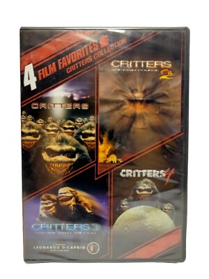 4 Film Favorites Critters Collection DVD 1-4 Horror Movies Creature New Sealed
