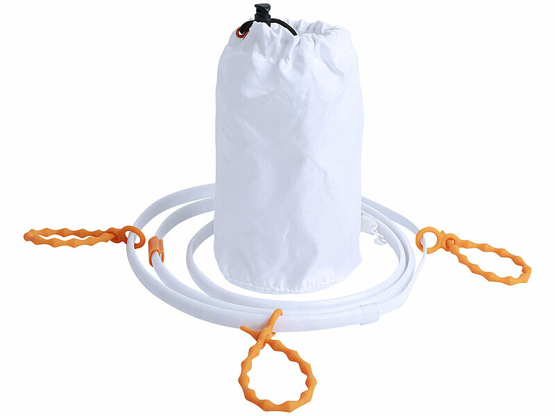 Tube LED flexible étanche USB blanc jour 45 LED pour camping et balcon