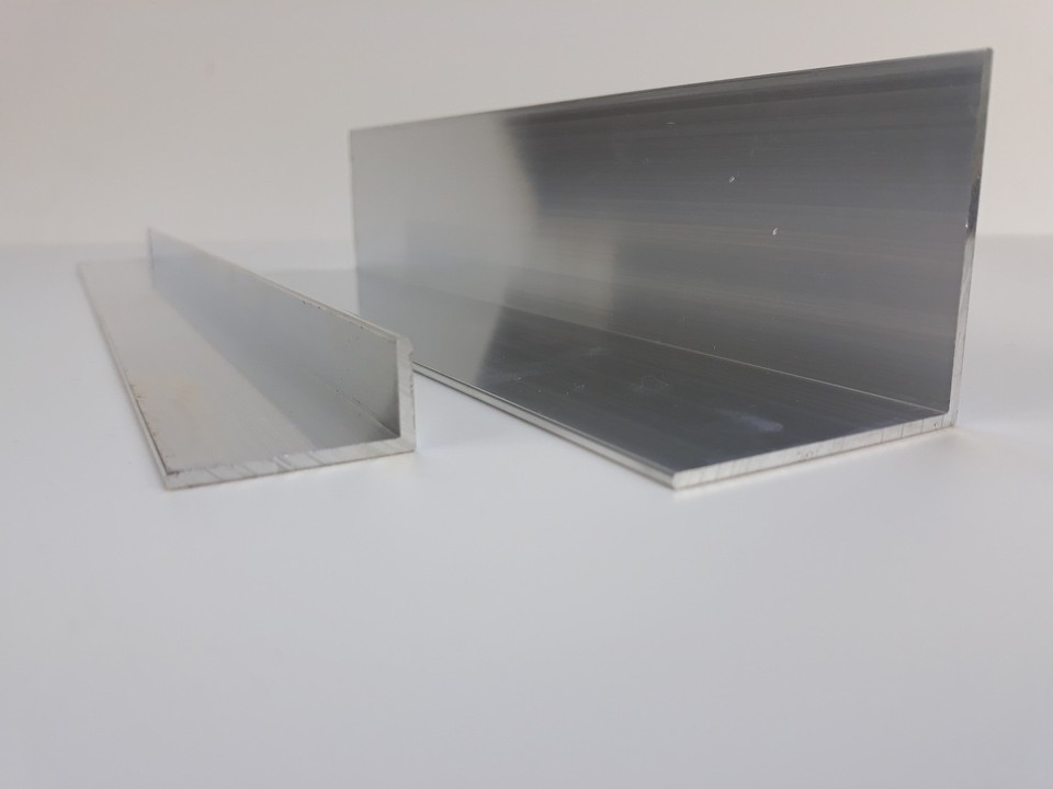 TJ Aluminium Winkelprofil 50x50x4mm – 2m Länge, Korrosionsbeständig Für Innen & Außen
