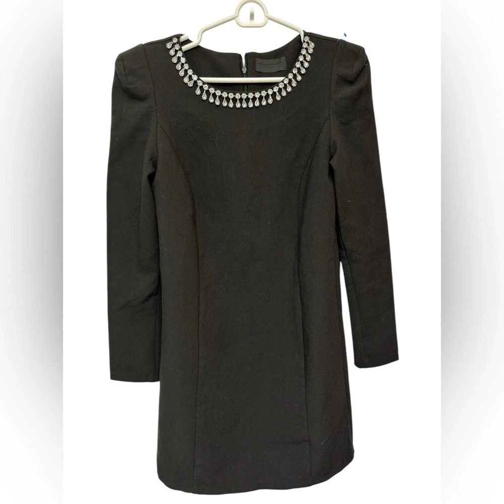 Robe Bodycon Rouge à Manches Longues Arrogant Cat - Taille UK 12 - Neuf Sans étiquettes