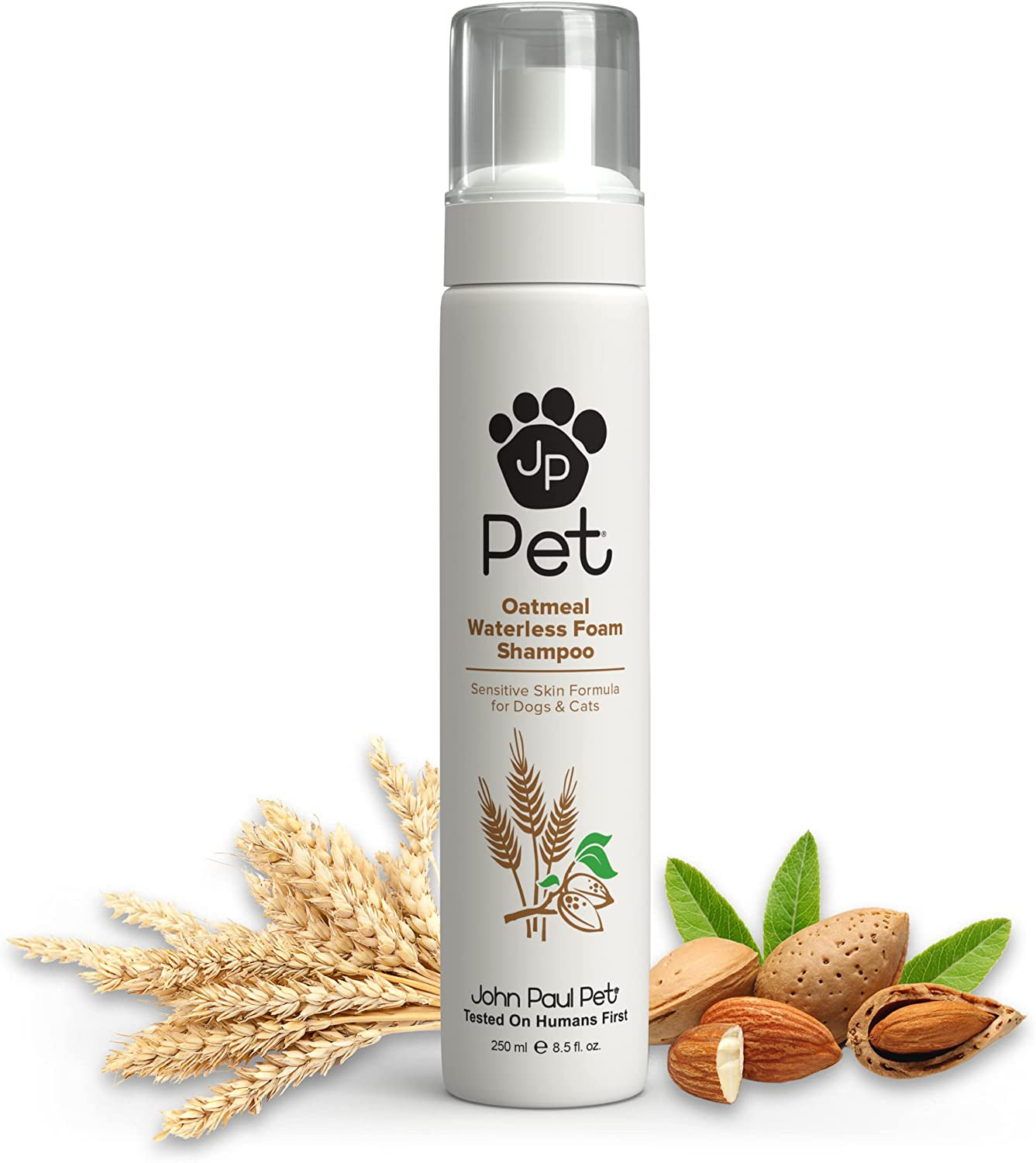 Oatmeal Waterless Foam - Grooming for Dogs and Cats, Soothe Sensitive Skin Formu