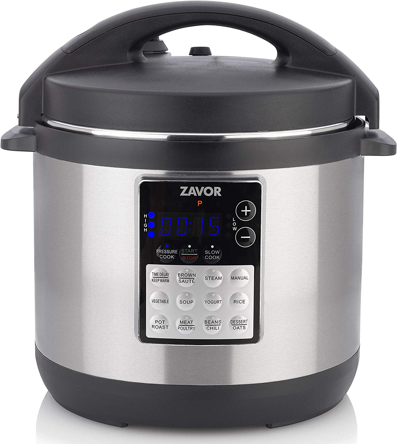 Zavor LUX Edge, 4 Quart Programmable Electric Multi-Cooker: Pressure Cooker, Slo