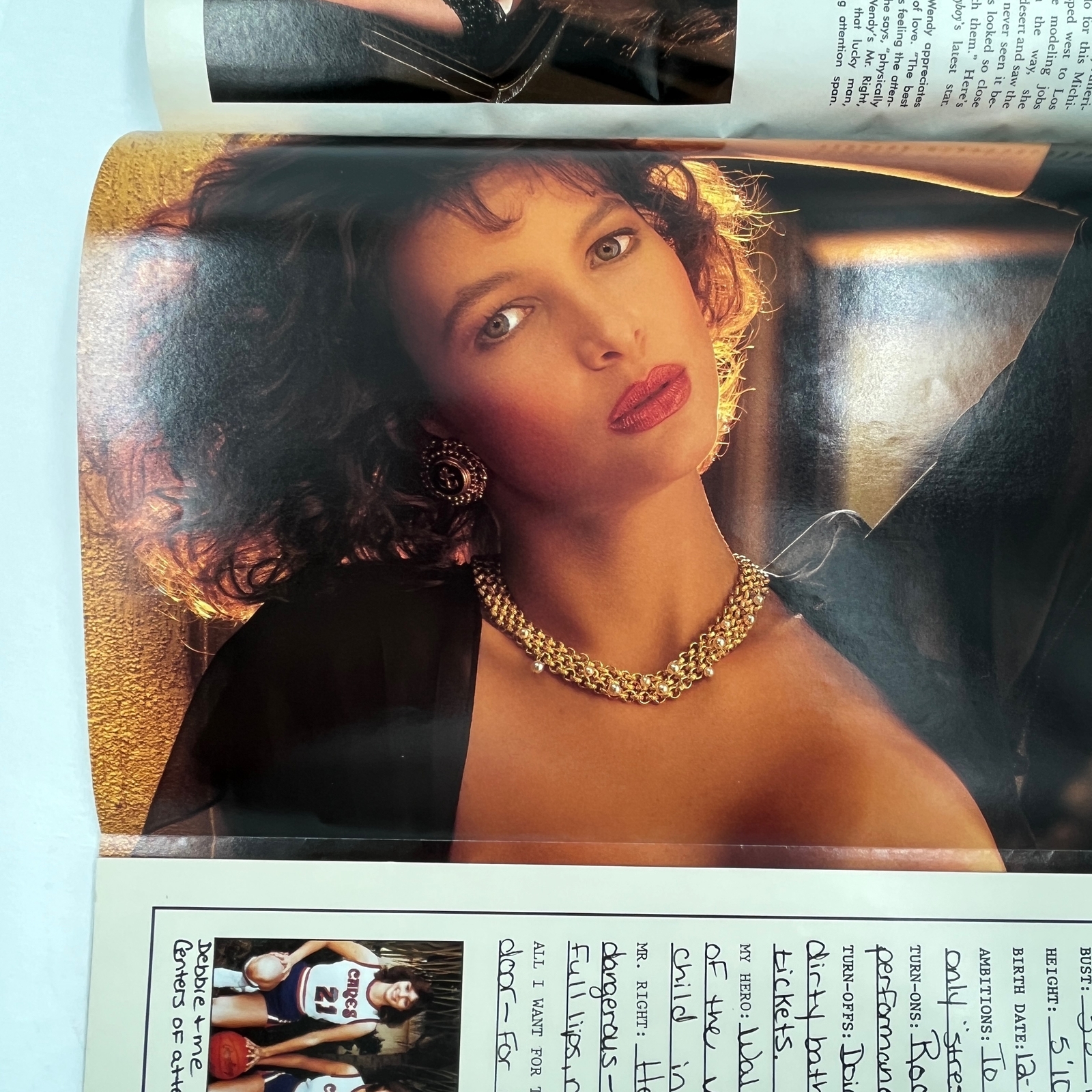 Playboy Magazine December 1991 Playmate Wendy Hamilton, Carl Sagan, Joe