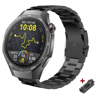 Luxury Titanium Metal Bracelet Strap For HUAWEI WATCH GT5 Pro GT4 46mm/Ultimate
