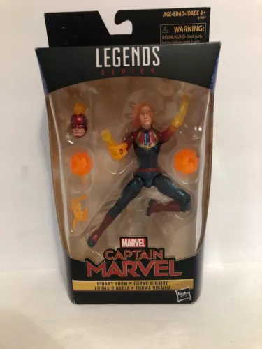 Marvel Legends MCU Capitana Marvel Forma Binaria Walmart Serie Exc Nuevo en Caja Envío Gratis