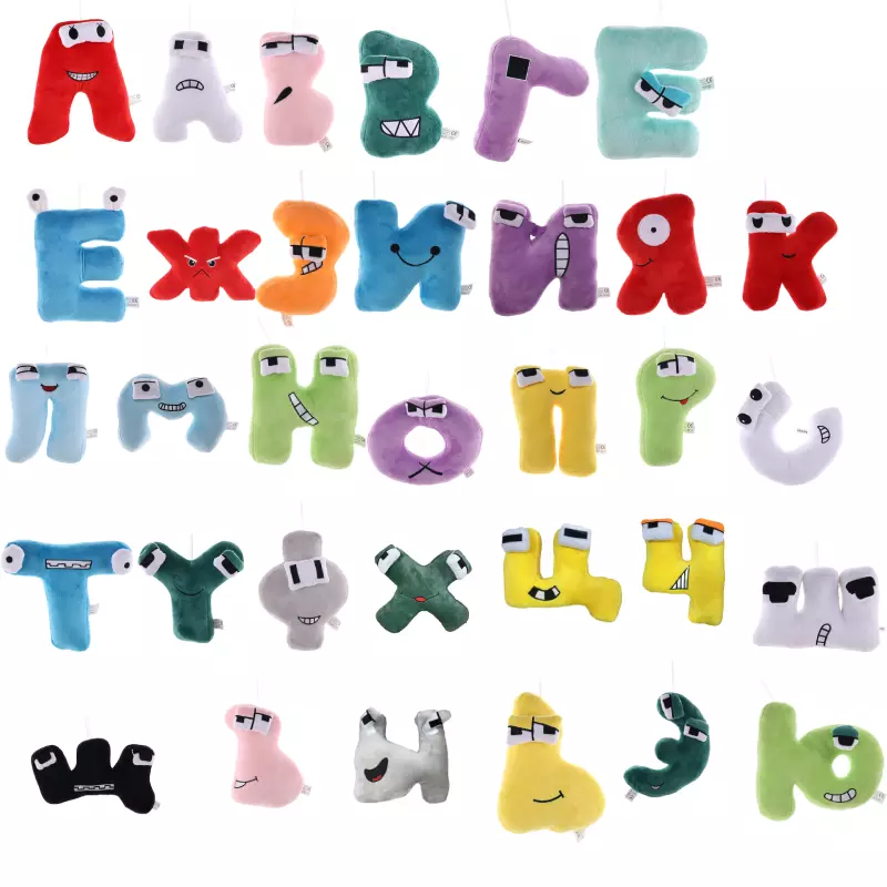 Alphabet Lore Russian Alphabet Cartoon Plush Doll Kids Gifts