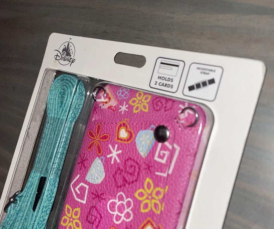 Disney Parks D-Tech XR iPhone Case Mad Hatter Teacup Wallet/2 Card Slots/Strap ✅ - Image 3 of 4