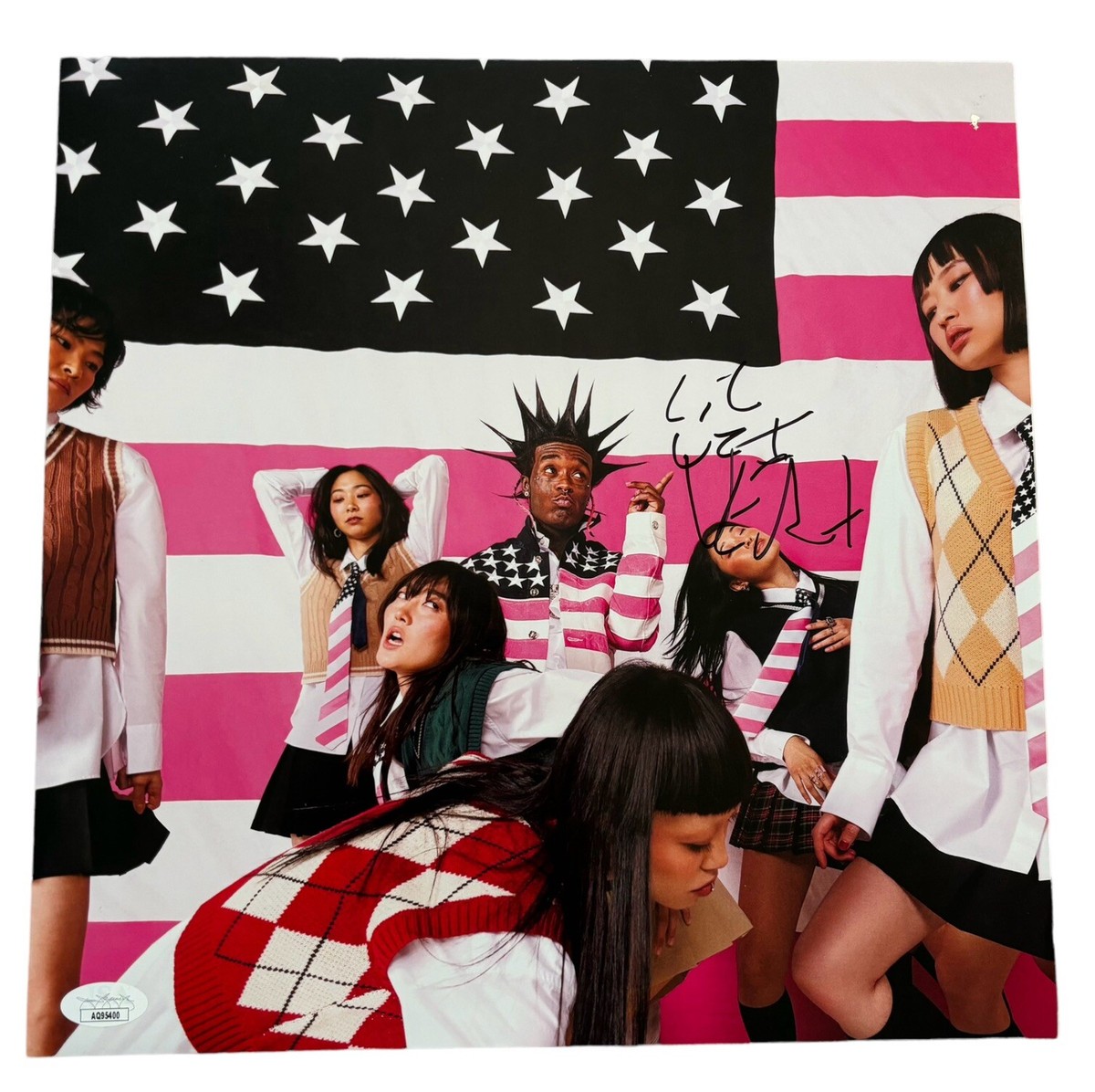 Lil Uzi Vert Signed Autographed Pink Tape Album Vinyl Record