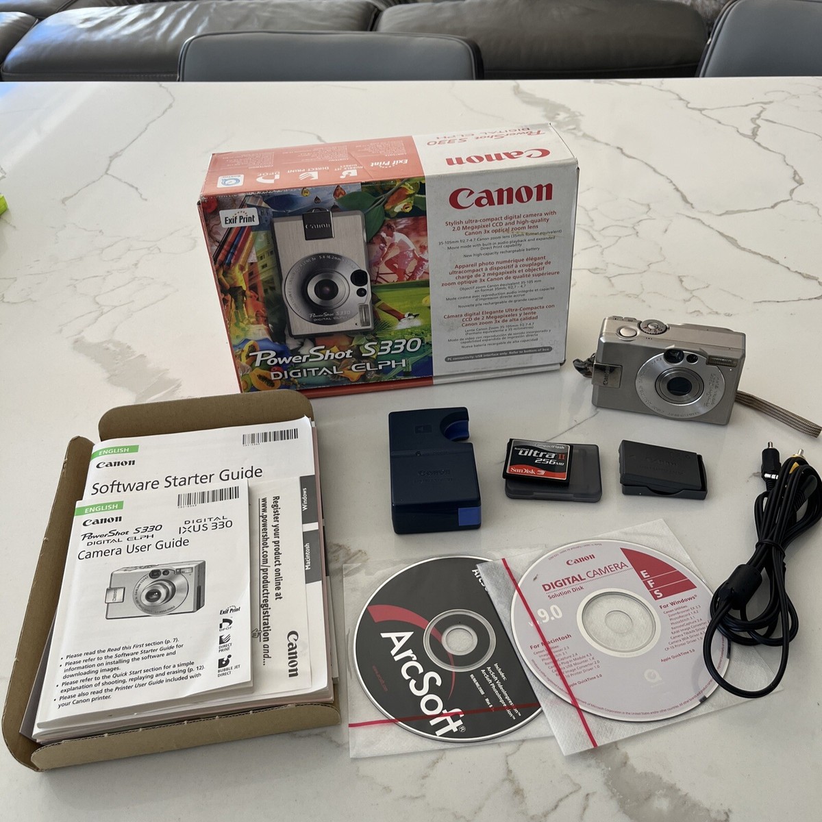 Canon PowerShot S330 2.0 Mega Pixel 3x Optical Zoom Digital ELPH 