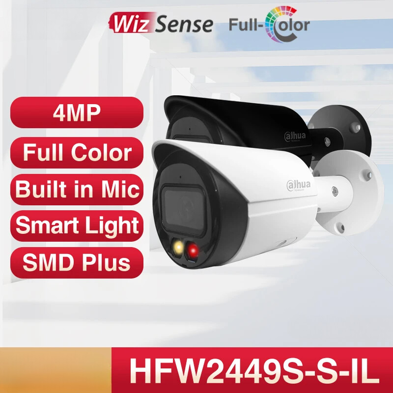 4MP 4K Smart Dual Light IP Camera Mini Bullet CCTV Full Color Built in Mic Home