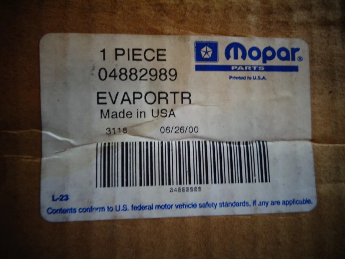 4882989 OEM MOPAR GENUINE A/C Evaporator Core Front 54105 NOS | eBay