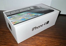 OEM Apple iPhone 4s 16GB Black Original Retail Box Empty Box Only 