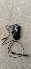 Black LED light up gaming mouse, lightly used