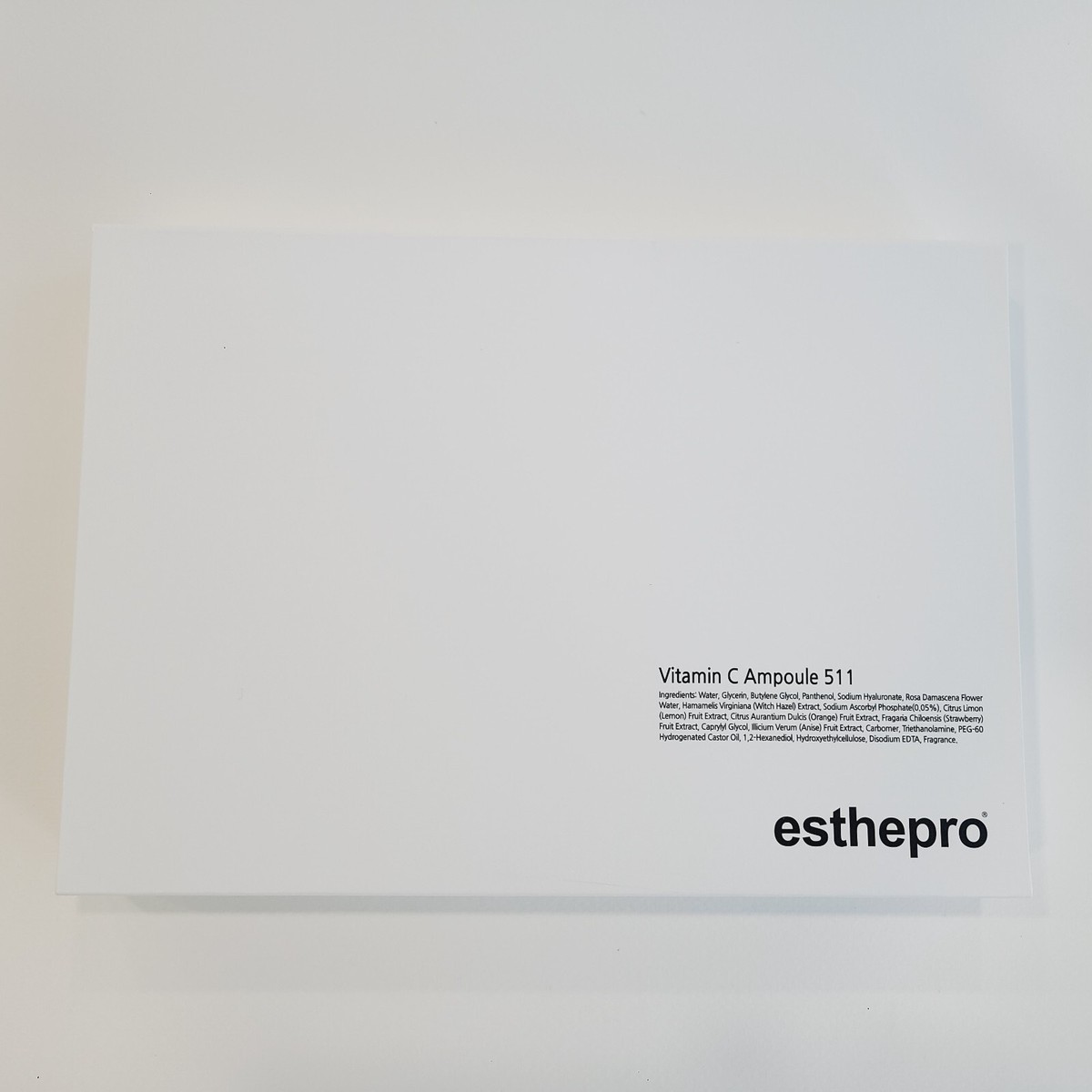 Sérum Vitamine C Esthepro - 10 Ampoules De 8ml - Éclaircissant, Anti-taches - Soin Coréen K-beauty