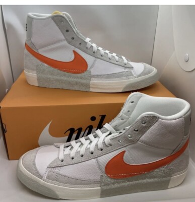 NIB Nike Blazer Mid Pro Club Orange/White Men's Shoes Size: 10