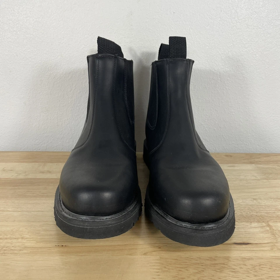 Botas Chelsea Boulet Cuero Negro Hombre Talla 11.5 Hechas en Canadá ¡LEER DESCRIPCIÓN! Foto 3 de 4