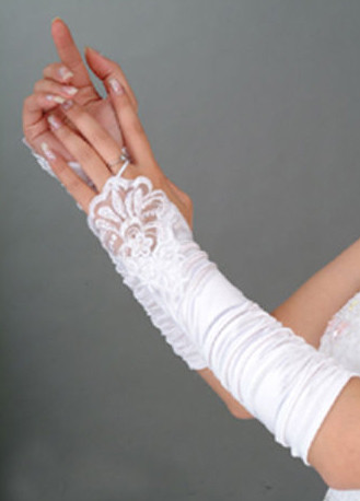 Gants de mariage super longs Grandeur, perles de perles, gant de mariée ivoire, gants de mariée de luxe, gants en dentelle, mitaines - France