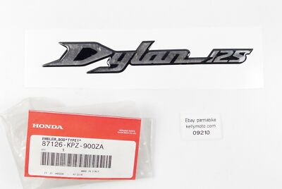 OEM DYLAN-125 2003 2004 HONDA SES125 TYPE 1 EMBLEM STICKER LOGO  87126-KPZ-900ZA  eBay