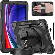 Case for Samsung Galaxy Tab S10 Lite S10 FE S9 FE 10.9 S9 11 with Shoulder Strap
