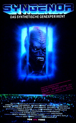 SYNGENOR  * KULT *  ERSTAUFLAGE ~ großes  Verleihcover  * Mega  Special  Effects