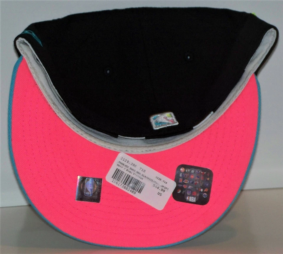 Phoenix Suns New Era Negro Vicio Rosa 59Fifty Gorra Ajustada 7  Foto 4 de 4