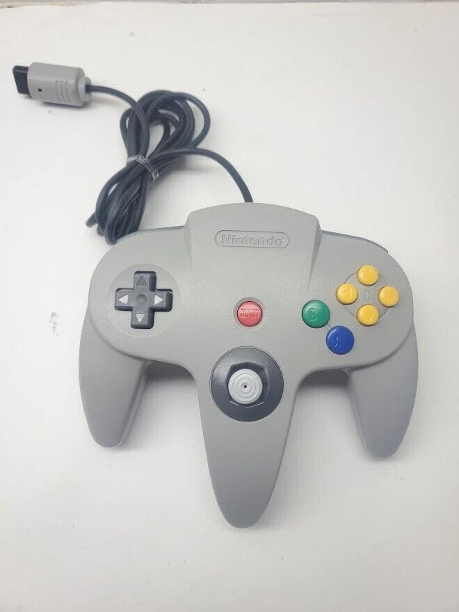 Nintendo 64 Grey Controller Genuine OEM N64 - Original Tight Rod - Image 2 of 3