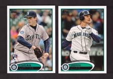 2012 Topps SEATTLE MARINERS 29 Card Team Set with Update Series